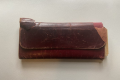 Leather Accordion Ticket Folder