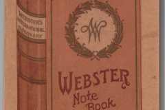 Webster Note Books with writings by Mamie Castle from Garland High School circa 1908