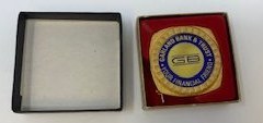Garland Bank and Trust Gold Tape Measure