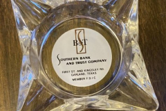 Southern Bank and Trust Company ashtray