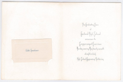 GHS 1946 Commencement Ceremony Invitation