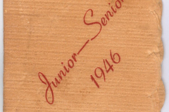 GHS "Junior-Senior 1946" Napkin