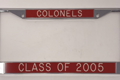 2005 South Garland License Plate