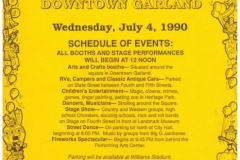 1990 Star Spangled 4th of July Poster