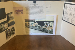 Garland Santa Fe Depot 1091 to 2001 Trifold Display