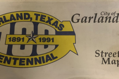 1991 Garland Street Map Centennial Edition