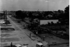 Sept. 18, 1963 Street construction North Fifth Street looking North