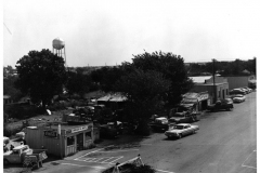 August 9, 1963 Looking east along State Street from Fifth Street, the future site of City Hall.