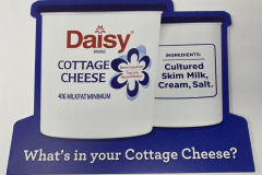Daisy Brand Cottage Cheese Foam Core Advertising Poster