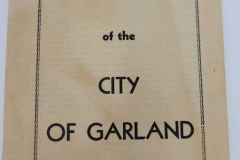 1951 Proposed Charter for the City of Garland