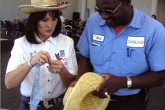 Star Spangled 4th event at Atrium April 2003 - Bonny Patrick and Leo Baird of Transportation
