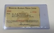 1942 MKT Train Pass