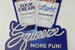 Daisy Brand Squeeze Bottle Foam Core Advertising Poster