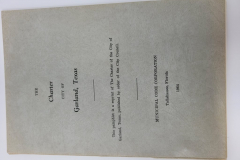 1964 Charter for the City of Garland Texas