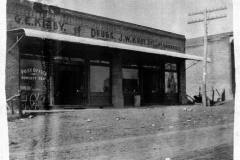 G. E. Kirby Drug Store J.W. Kirby Dry Goods Rowlett Post Office