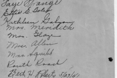 Mary Ann Keeley Certificate of Progress 1941