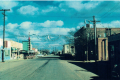 Eastbound State Street, Plaza Theatre at Christmas