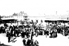 East side of square including hotel