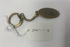 First National Bank in Garland Metal Keyring
