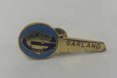 City of Garland Logo Key-Shaped Pin