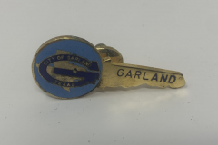 City of Garland Logo Key-Shaped Pin