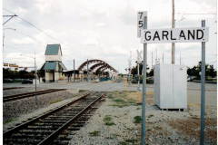 DART train station and Garland sign 2005