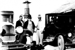 Centerville Store, Preston Wilbanks, prop., Gene Rowe & Stuart Davis in front of store
