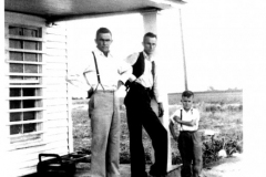 Centerville Store with Preston Willbanks, proprietor, and unidentified man and boy