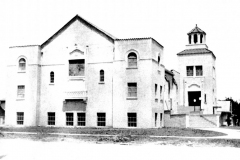 1st Baptist Church, located at 9th & Ave. D