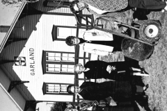 DAR members dedicating tree to Landmark Museum