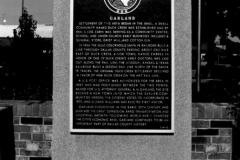 Historic marker on Square at 6th St., ca 1980s