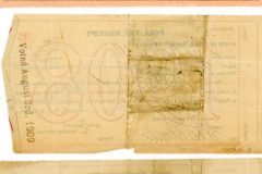 19 Rabb Family Poll Tax Receipts and 1 Blank Exemption Form