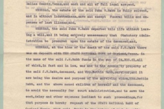1938 Rabb Family Letter In Lieu of Will