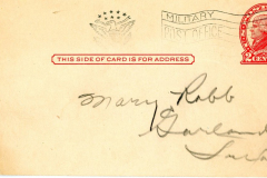 Salvation Army Package Delivary Notice for Mary Rabb