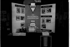 Geotech Display at Garland Industrial Show April 7 1958