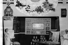 Garland Council of Garden Clubs Exhibit - Garland Industrial Show April 7, 1958