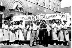 Car given away by Garland Jaycees 1951