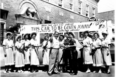 Car given away by Garland Jaycees 1951
