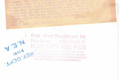 Allen Guiberson, right, stands beside a test model of the 9-cylinder radial Diesel engine