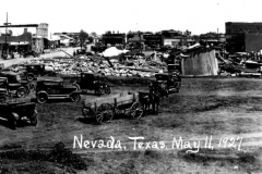 Cyclone damage, Nevada, TX, 11 May 1927