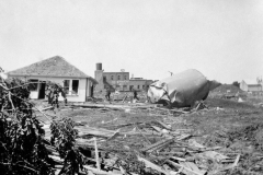 1927 Tornado Damage - from present Austin St.