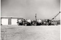 Cooper Concrete Co, First 3 cubic yard mixer trucks on 5th Street
