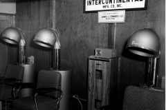 Display of Hoffman/IMCO Penguin salon hair dryers.