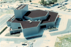Aerial photo of Garland Center for Performing Arts, before it became the Granville Arts Center.
