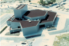 Aerial photo of Garland Center for Performing Arts, before it became the Granville Arts Center.