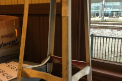 Stool made by Southern Aircraft after WWII, circa 1946-1948.