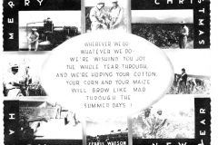 Ferris Watson Seed Company Christmas/New Years greeting card
