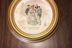Citizens National Bank Plate with Artwork.