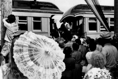 Santa Fe Train at Depot 1962 75th Anniversary of City of Garland