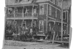 Garland Hotel around 1912 - at the corner of Fifth and State Streets